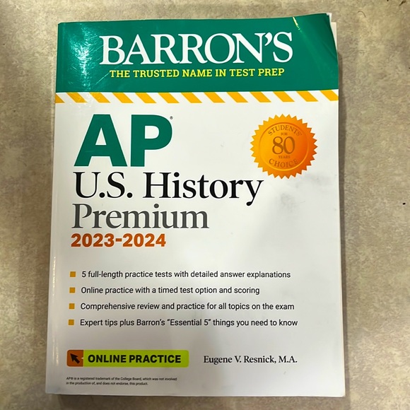 AP U.S. History Barron’s Textbook - Picture 1 of 9